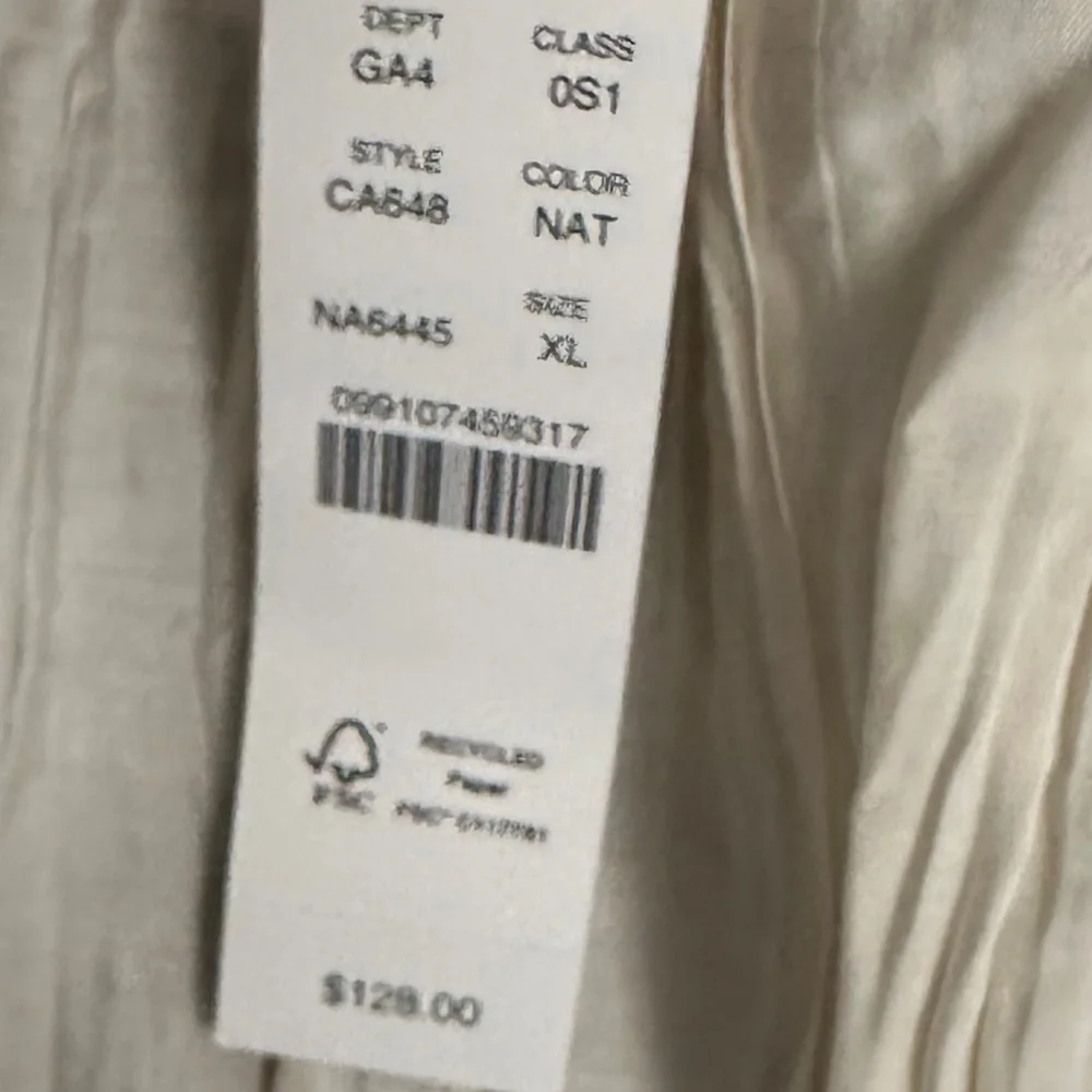 NWT. J. Crew Crinkled Side Slit Midi Dress. XL